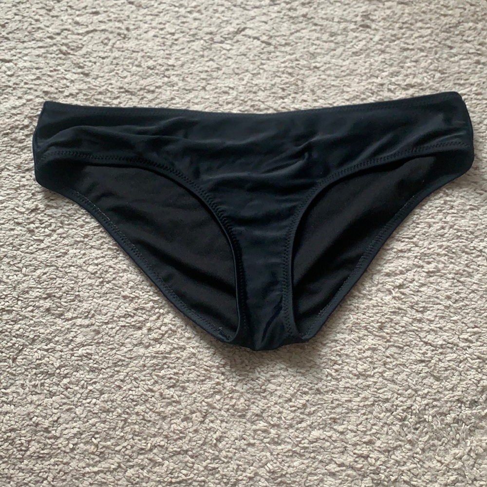 black bikini bottoms
